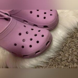 Lilac Crocs